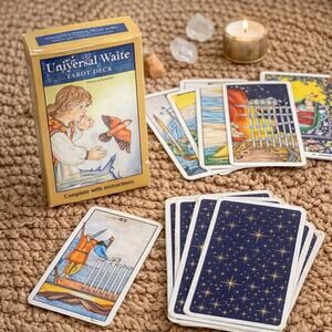 Universal Waite Tarot Deck 1990 Belgium Print Complete with Instructions